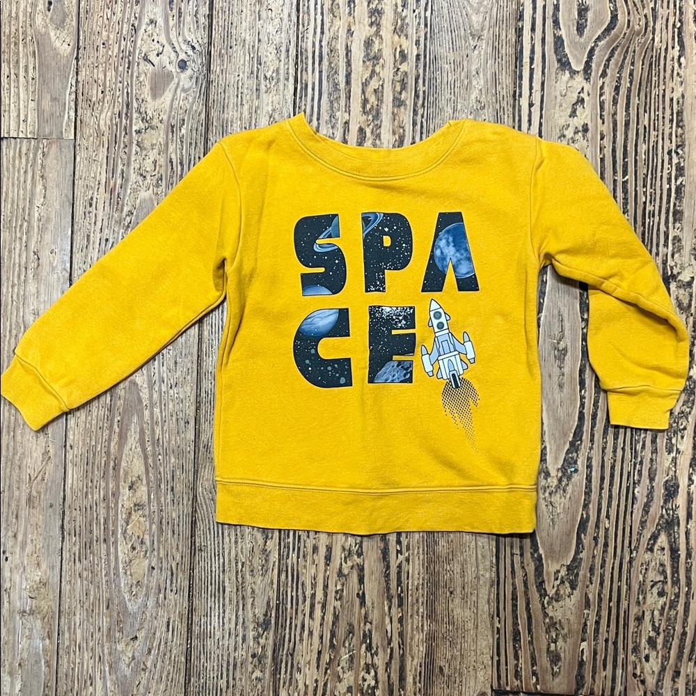 Garanimals Yellow Space Rocket Sweatshirt